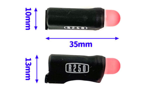 R250 フラッシュオン ブラック 超小型テールライト USB充電