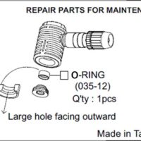 R250 O-RINGKIT for R250 ポンプヘッド