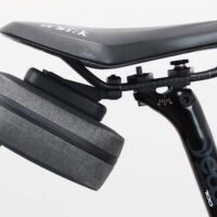 OsmaR250 防水サドルバッグミニ グレー/ブラック