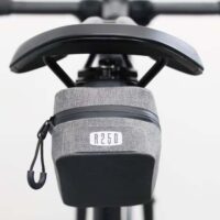 OsmaR250 防水サドルバッグミニ グレー/ブラック