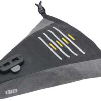 OsmaR250 防水サドルバッグスモール ブラック/グレー