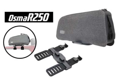 OsmaR250 防水トップチューブバッグ グレー/ブラック